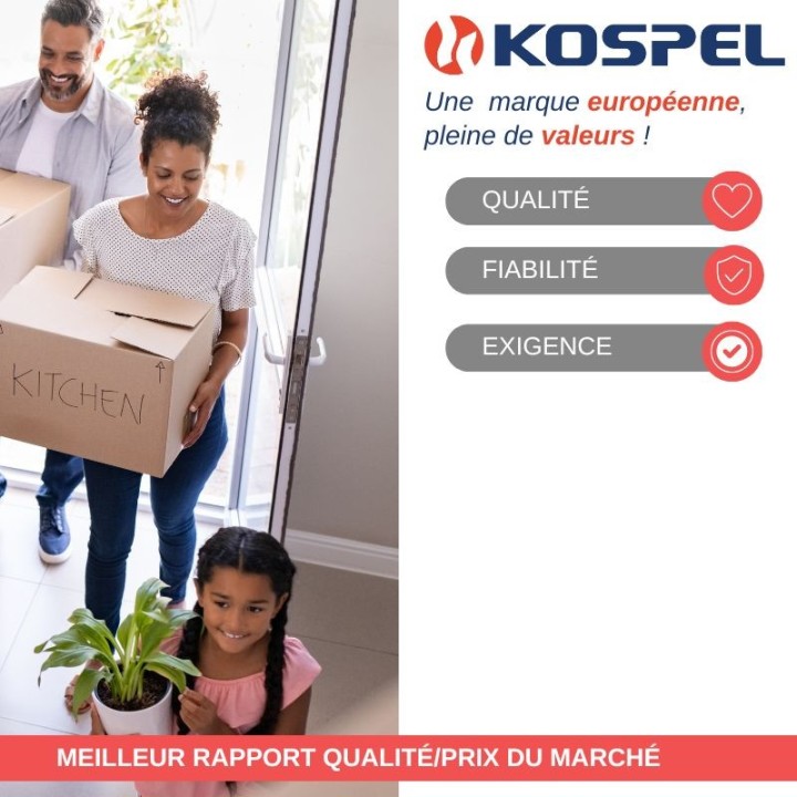 Ballon ECS émaillé - double-échangeur - 200 à 500 litres - Kospel