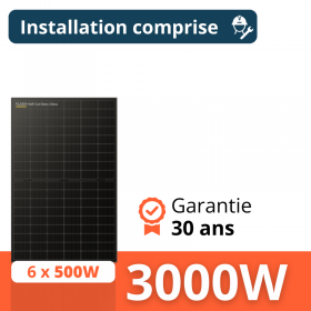 Kit solaire DualSun - Autoconsommation 3000W - Avec installation