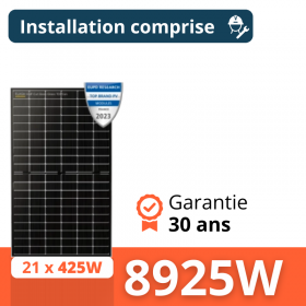 Kit solaire DualSun - Autoconsommation 8925W - Avec installation