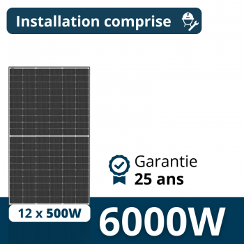 Kit solaire DMEGC - Autoconsommation 6000W - Avec installation