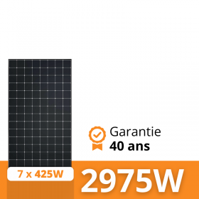 Kit solaire 2975W SunPower pour autoconsommation