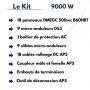 Kit solaire 9000W DMEGC pour autoconsommation