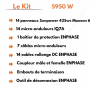 Kit solaire 5950W SunPower pour autoconsommation