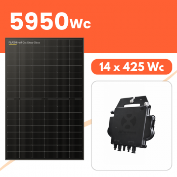 Kit solaire 5950W DualSun pour autoconsommation