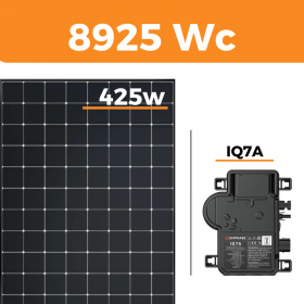 Kit solaire 8925W SunPower pour autoconsommation