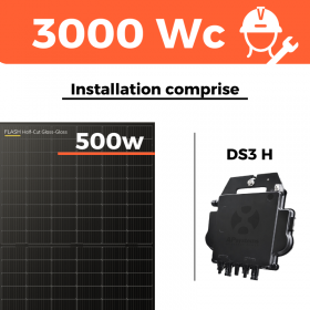 Kit solaire DualSun - Autoconsommation 3000W - Avec installation