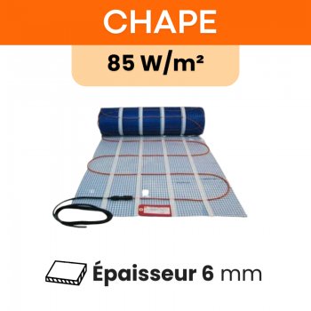 Plancher chauffant électrique sous chape - 85 W/m²