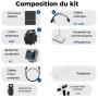 Kit solaire DMEGC - Autoconsommation 3000W - Avec installation