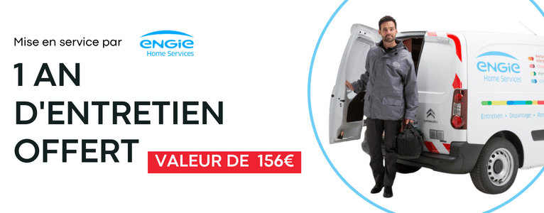 Artisan qui sort d'un camion home service. 