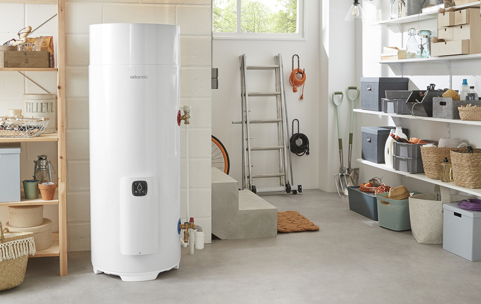 Chauffe-eau thermo.